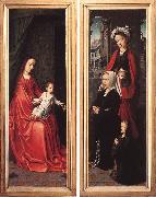 Triptych of Jan Des Trompes (rear of the wings) tye